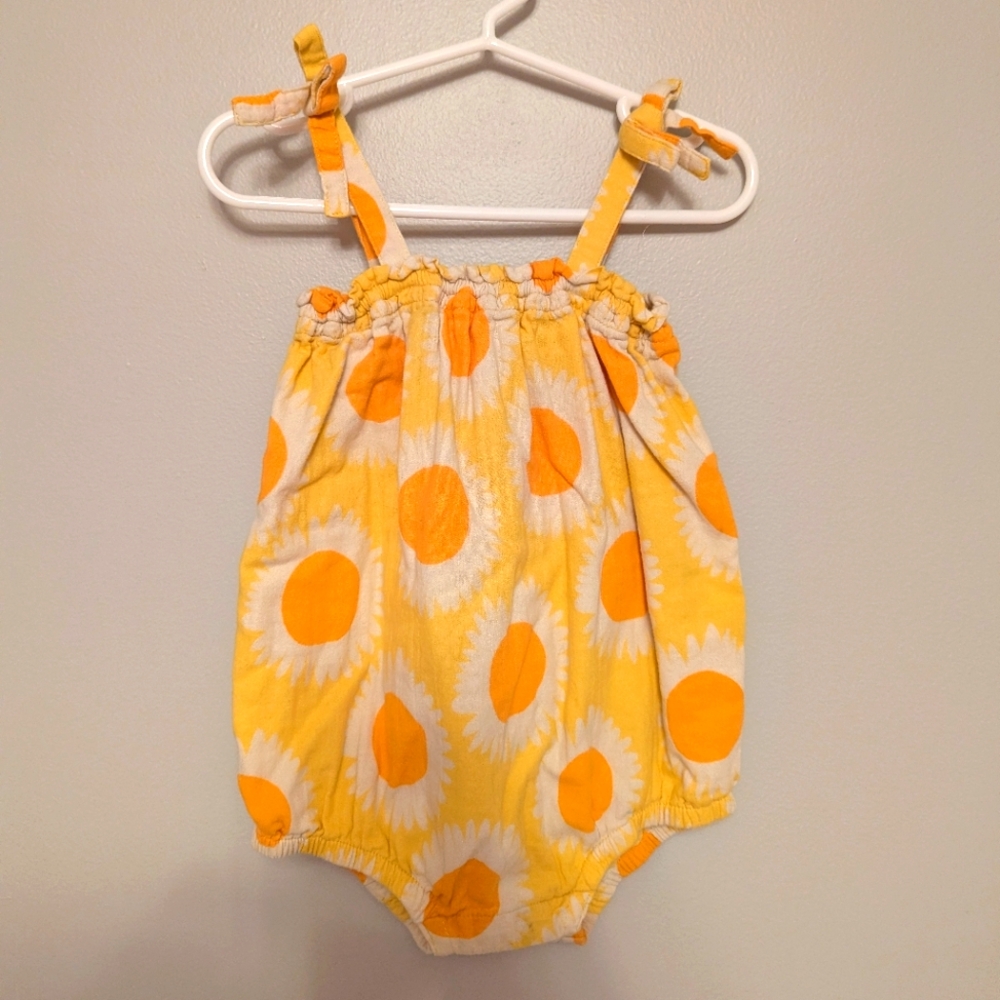 Sunflower Baby Romper